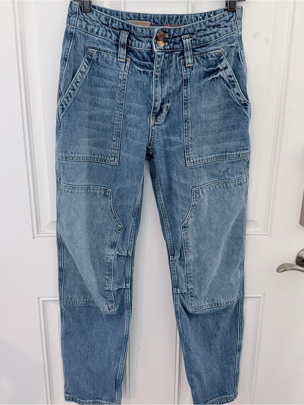 Anthropologie Pilcro Wanderer Jeans 27 | Mid Rise Relaxed Cargo